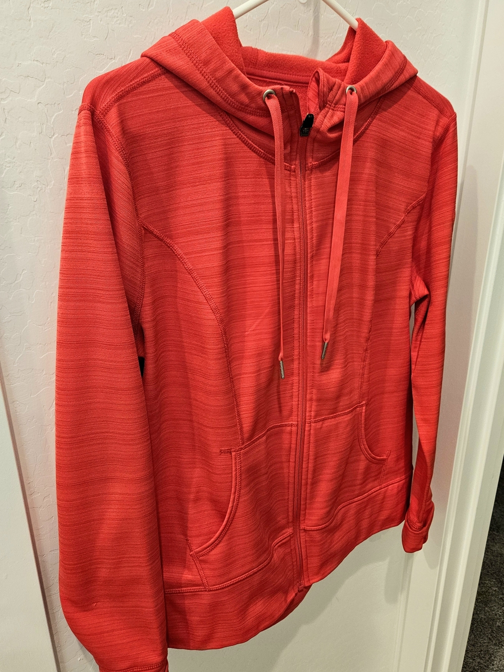 Xersion Orange Full-Zip Hooded Jacket